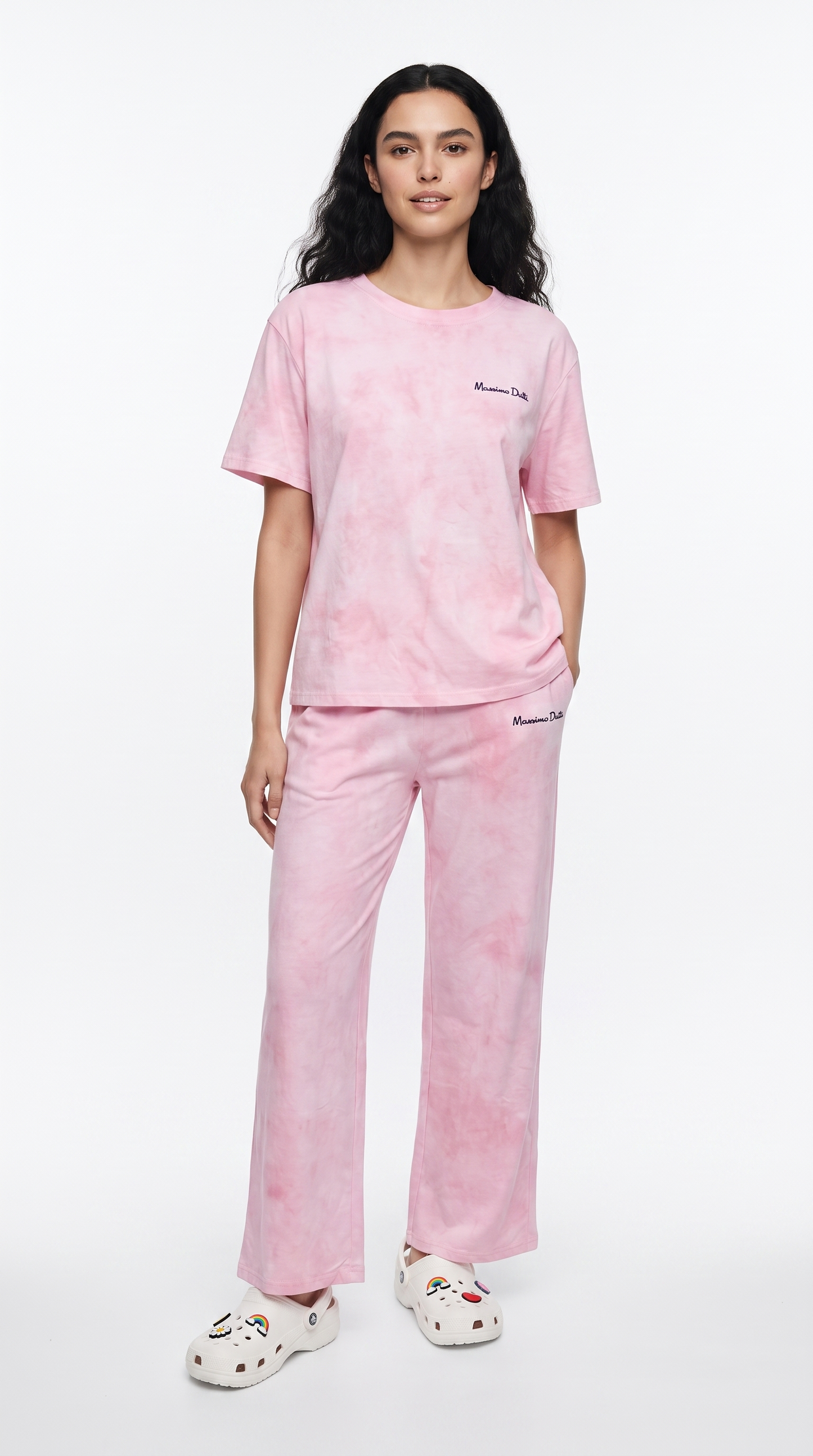 Pink Casual Lounge Set